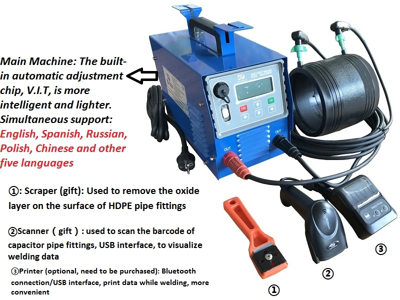 20-315mm Electrofusion Welding Machine/Electrofusion Pipe Fitting Welding Machine/HDPE Pipe Welder/Plastic Pipe Welder/Electrofusion Welding Machine for Poland