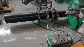 Soldadora hidráulica a tope, máquina de soldadura por fusión a tope, máquina de soldadura de tubos de HDPE 90